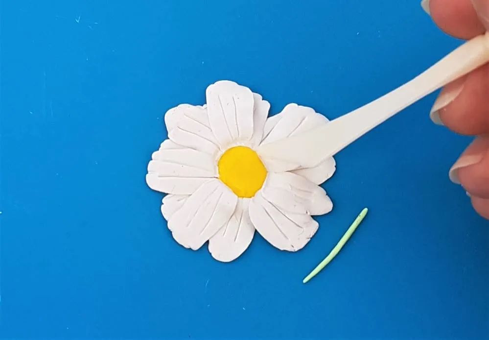 polymer clay daisy tutorial