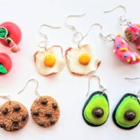 polymer clay earring designs food inspired