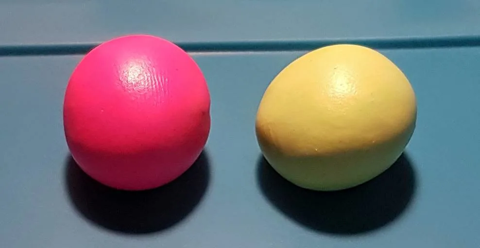 conditioned polymer clay balls