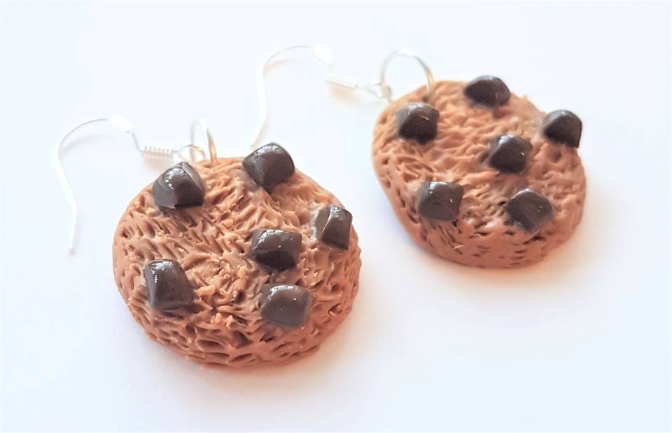 cookie polymer clay earring designs