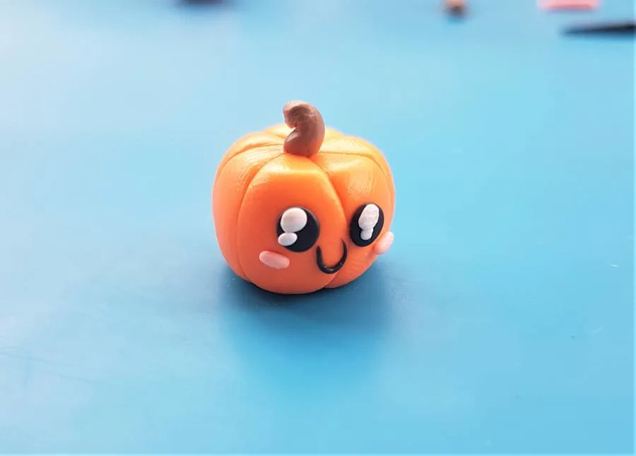 polymer clay pumpkin earrings tutorial halloween