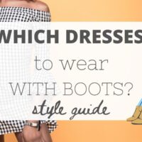 which dresses to wear with boots