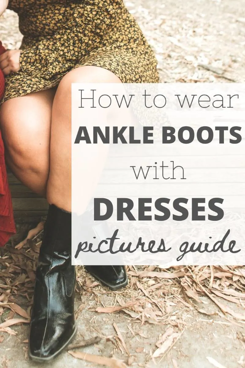 How to wear ankle boots with dresses