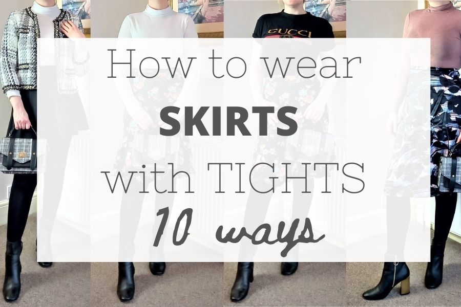How to wear skirts with tights