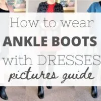 how to wear ankle boots with dresses pictures guide