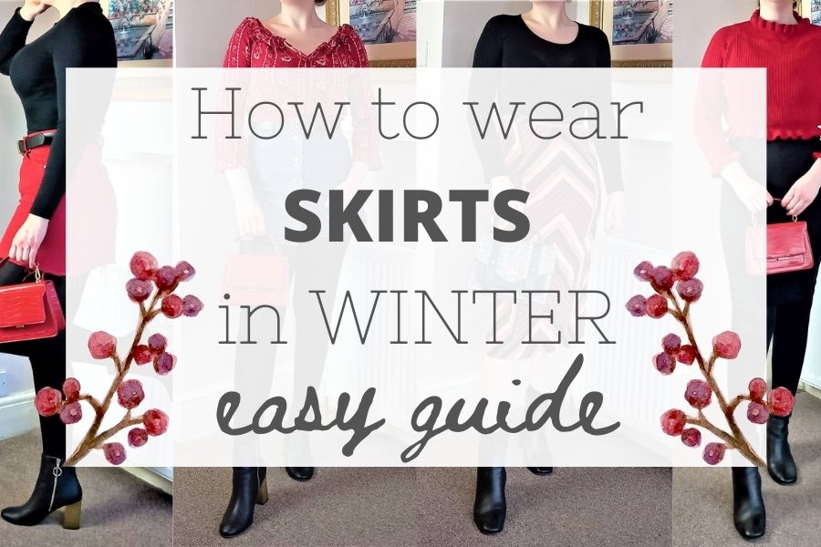 how to wear skirts in winter easy guide