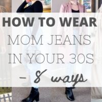 How to wear mom jeans in your 30s