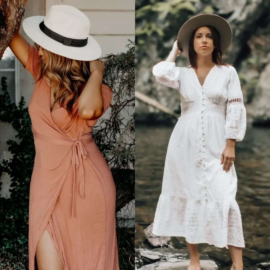 Long summer dresses with hats How to Style a Long Summer Dress