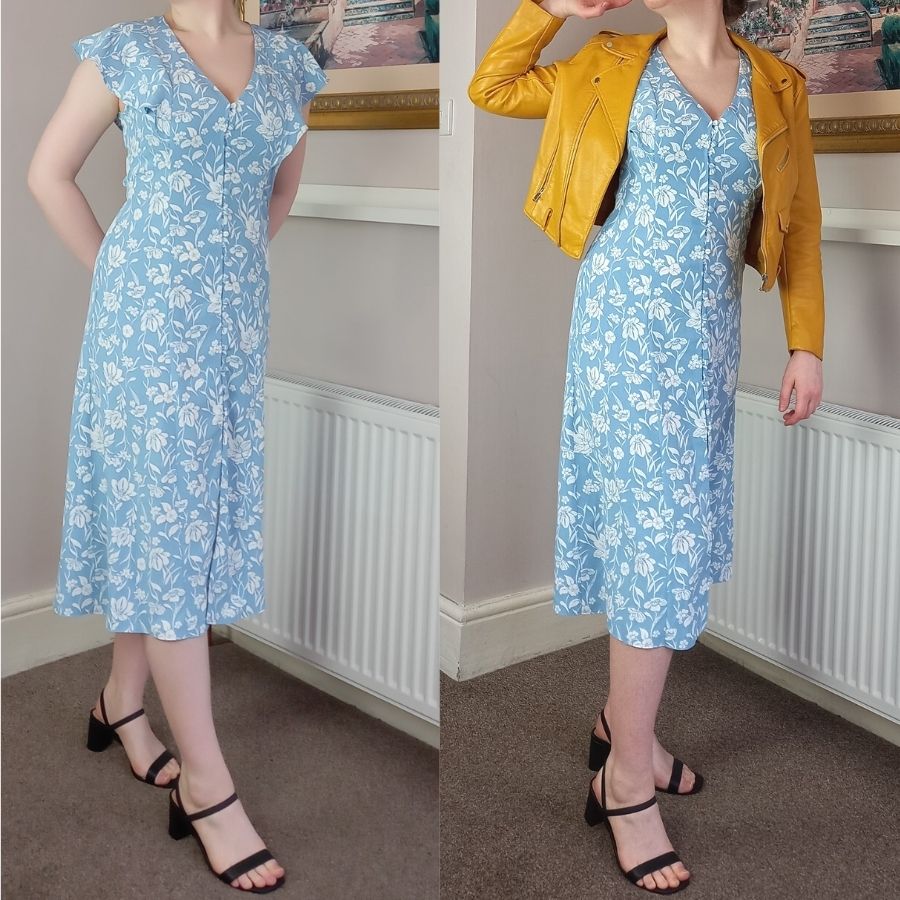Summer dress with a bright jacket How to Style a Long Summer Dress