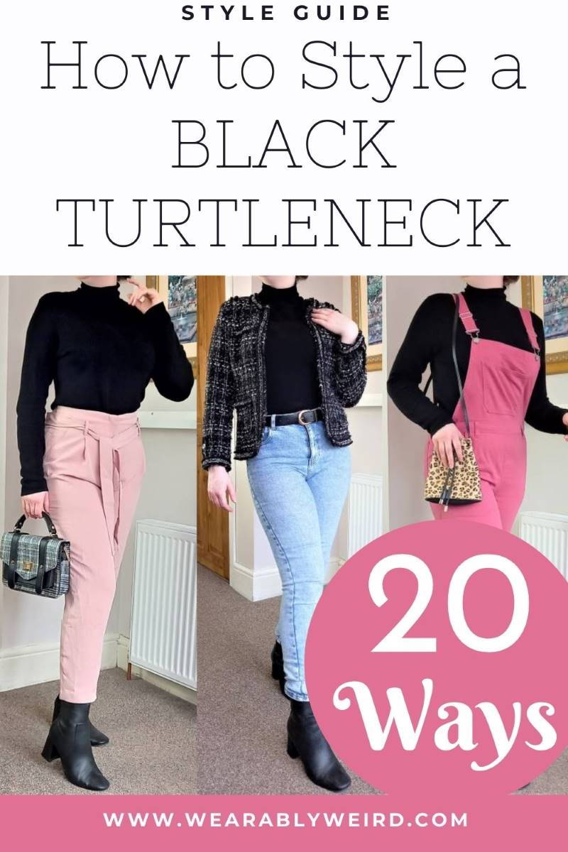 How to style a black turtleneck