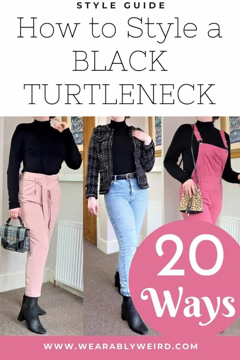 How to style a black turtleneck