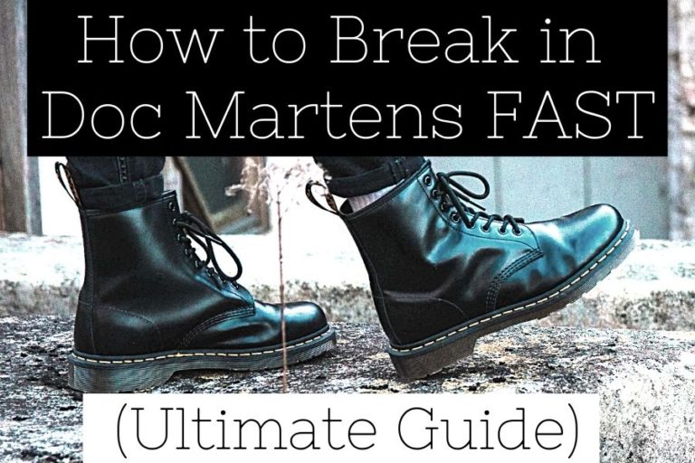 How to Break in Doc Martens Fast - ULTIMATE Guide - Wearably Weird