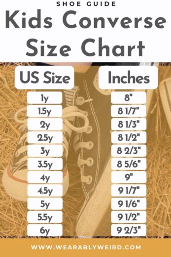 Converse Sizing Do Converse Run Big Or Small FAQs Chart Wearably 