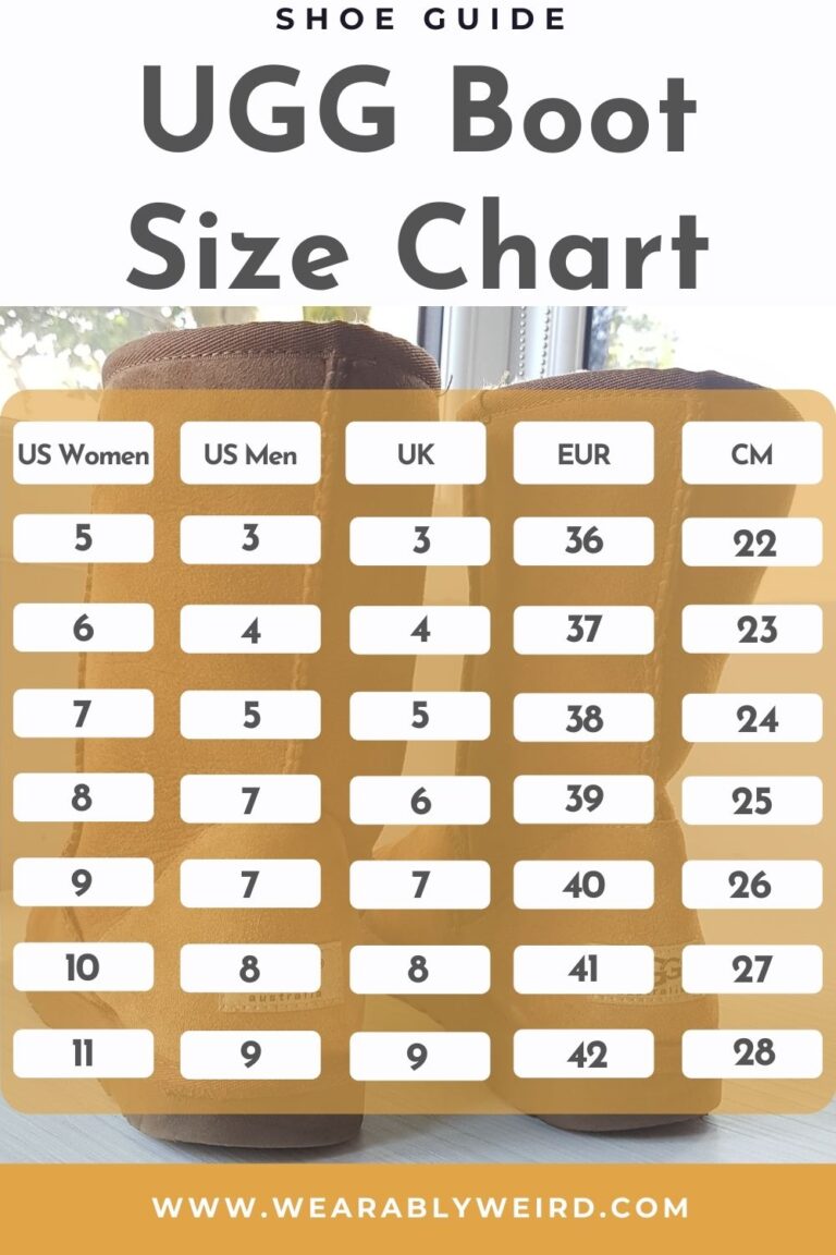 Sizing Chart For Ugg Boots