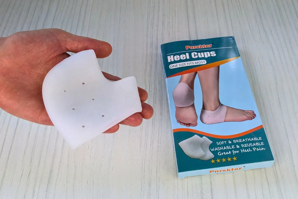 An image of silicone gel heel pads