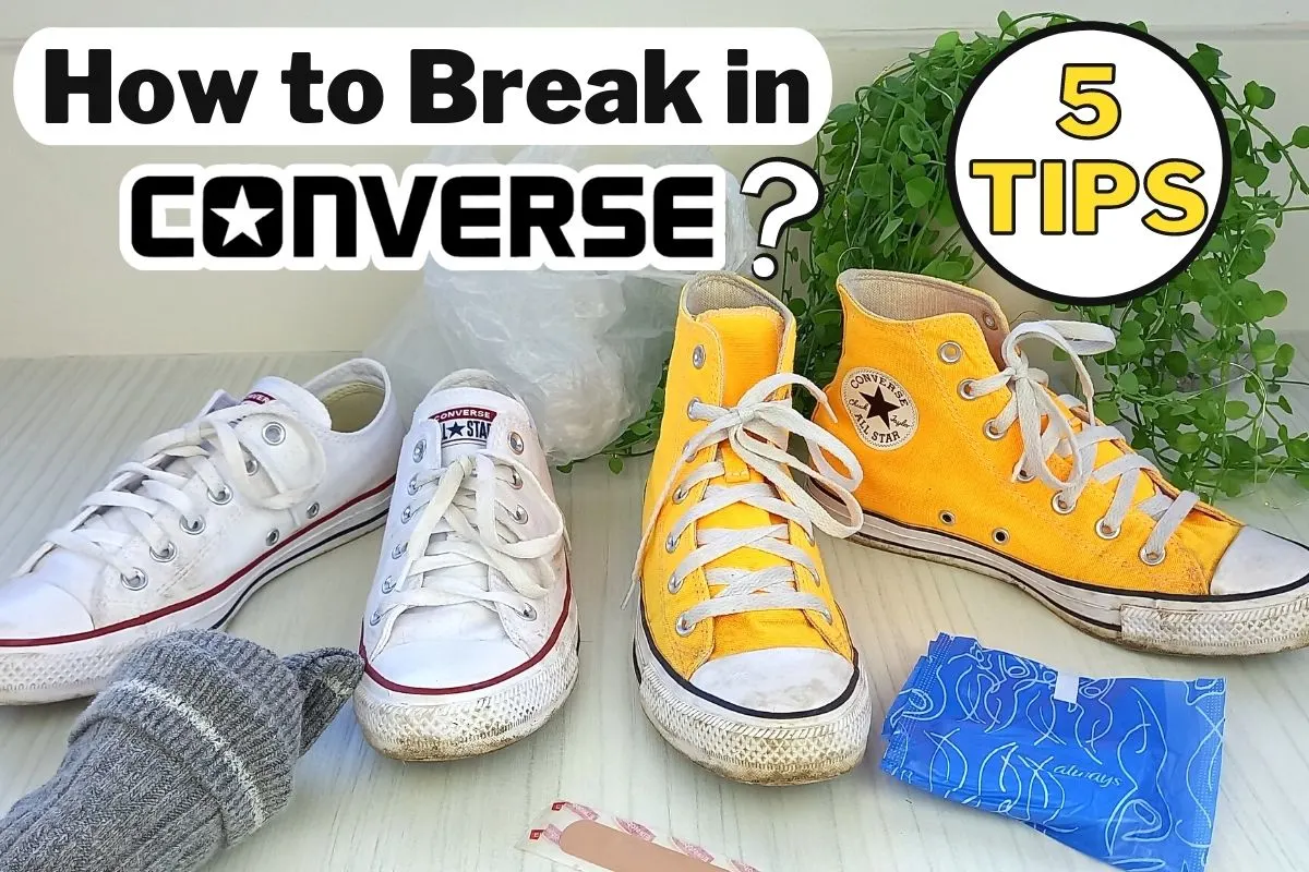 How To Break In Converse (FAST, Painless Methods) - Wearably Weird