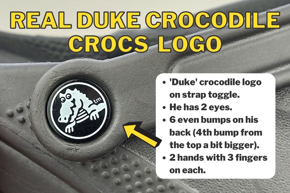 How To Spot Fake Crocs Logo