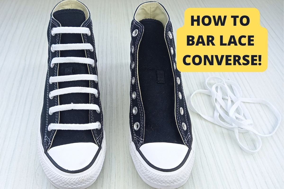 How To Bar Lace Converse