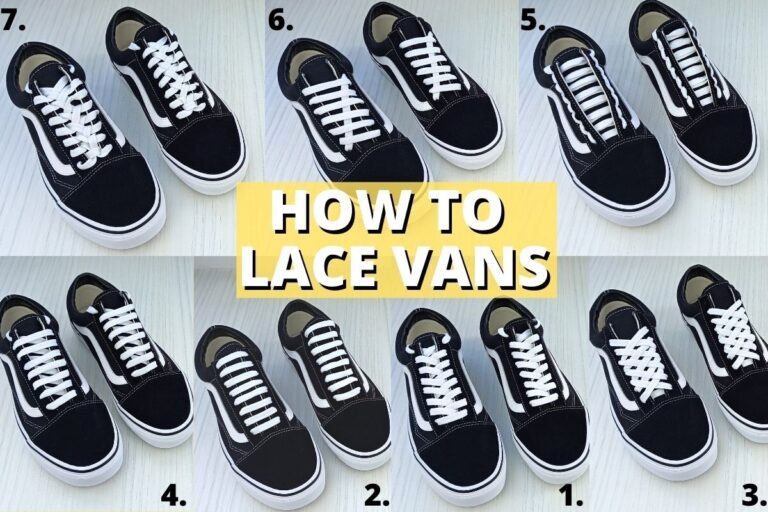 How To Lace Vans - 7 Cool Ways (EASY guide) - Wearably Weird