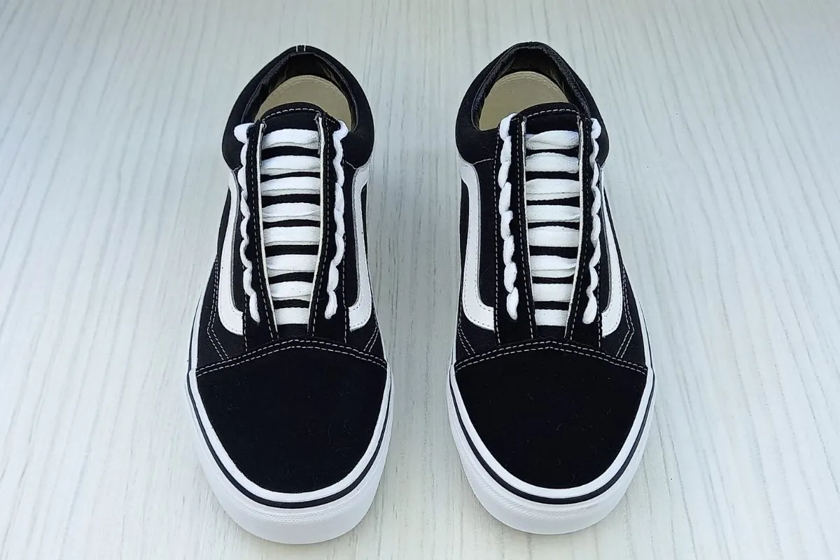 How to Ladder Lace Vans