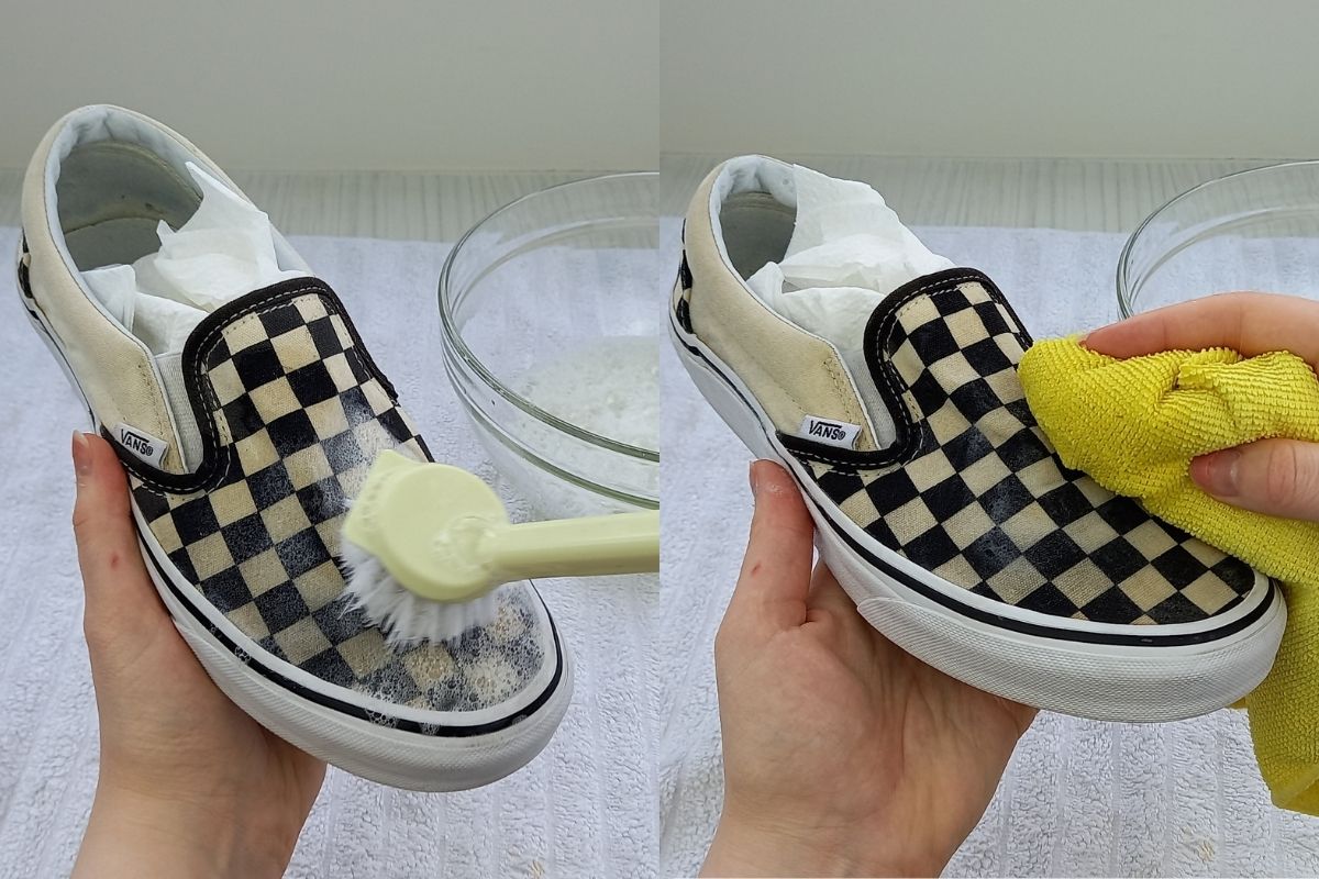 How To Clean checkered Vans