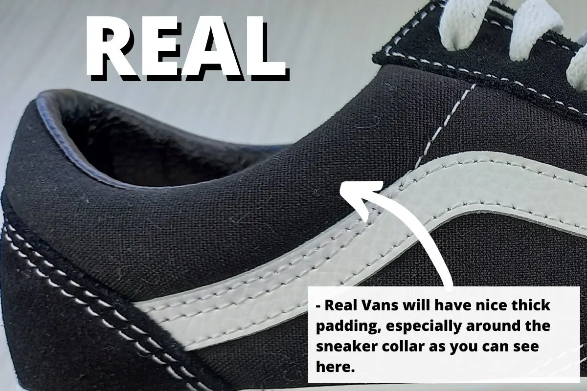 how to spot fake Vans