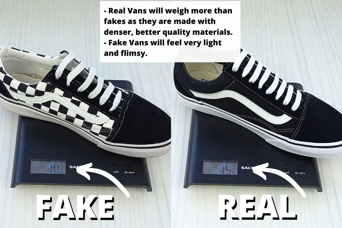 how to spot fake Vans