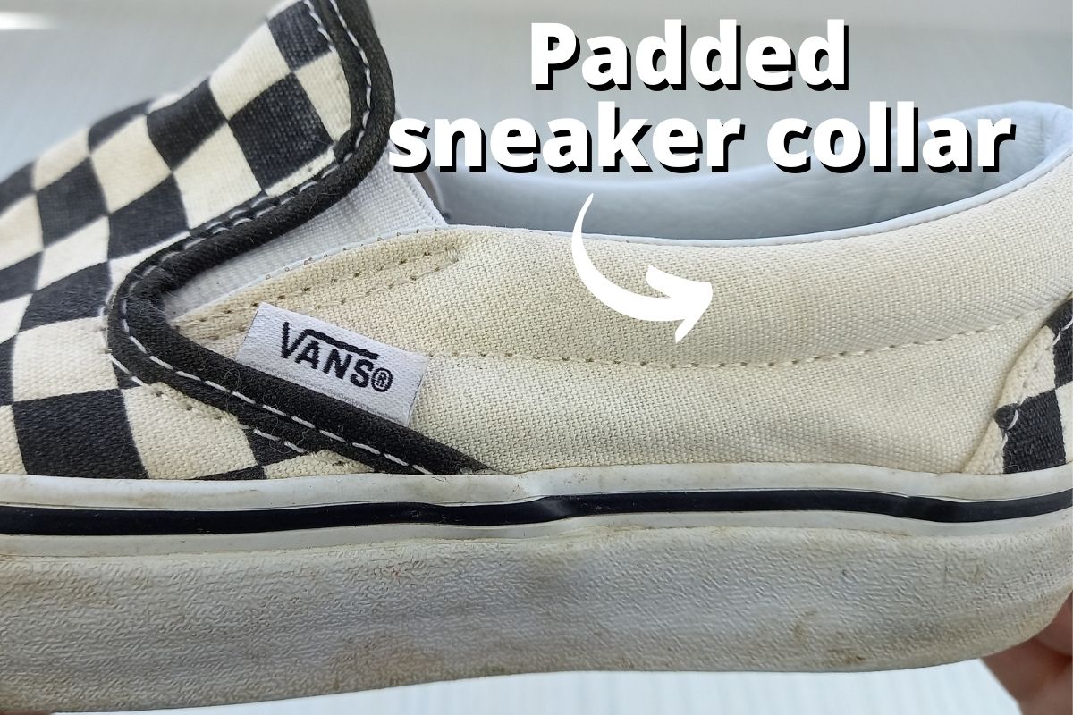 Padded Vans Sneaker Collar