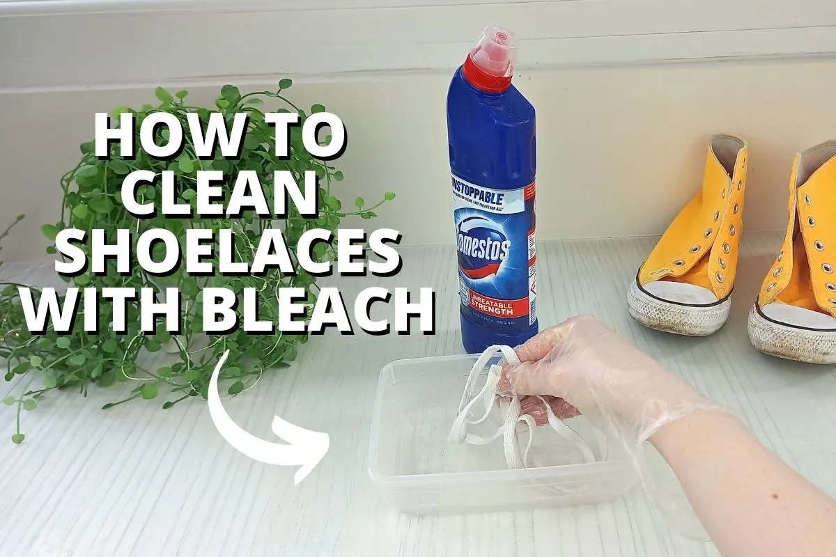How To Clean Shoelaces With Bleach