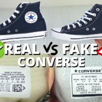 Real Converse vs Fake