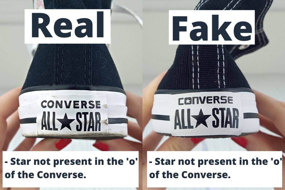 Real Converse vs Fake