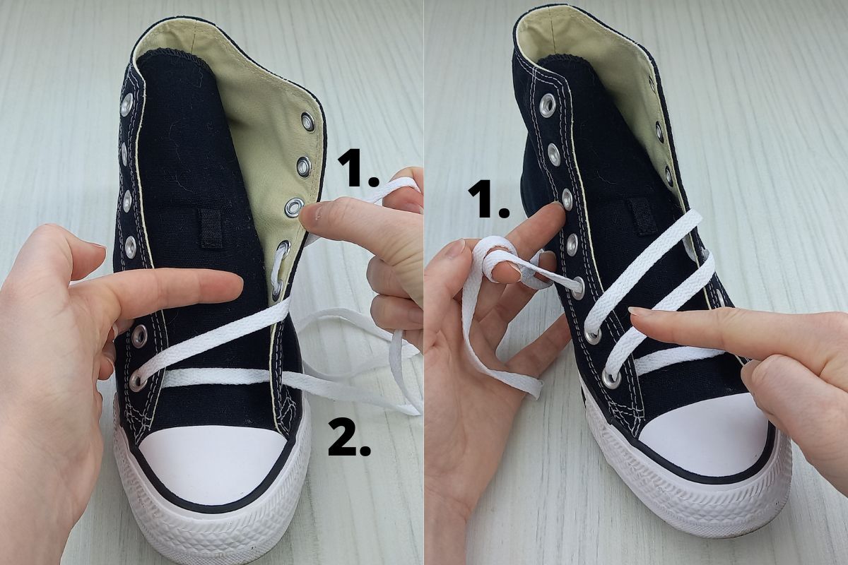 Diamond Lacing Shoes: Easy Guide With Photos - Wearably Weird