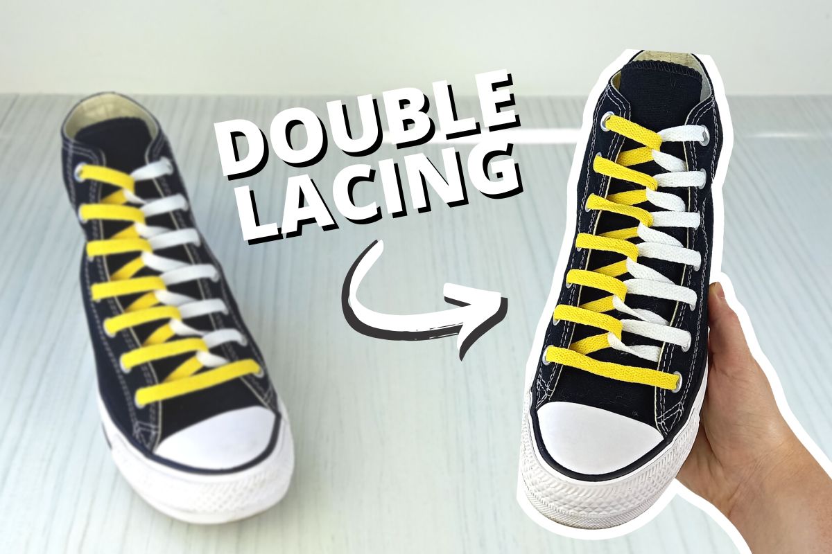 Double Lacing Shoes Tutorial (With Photos) - Wearably Weird