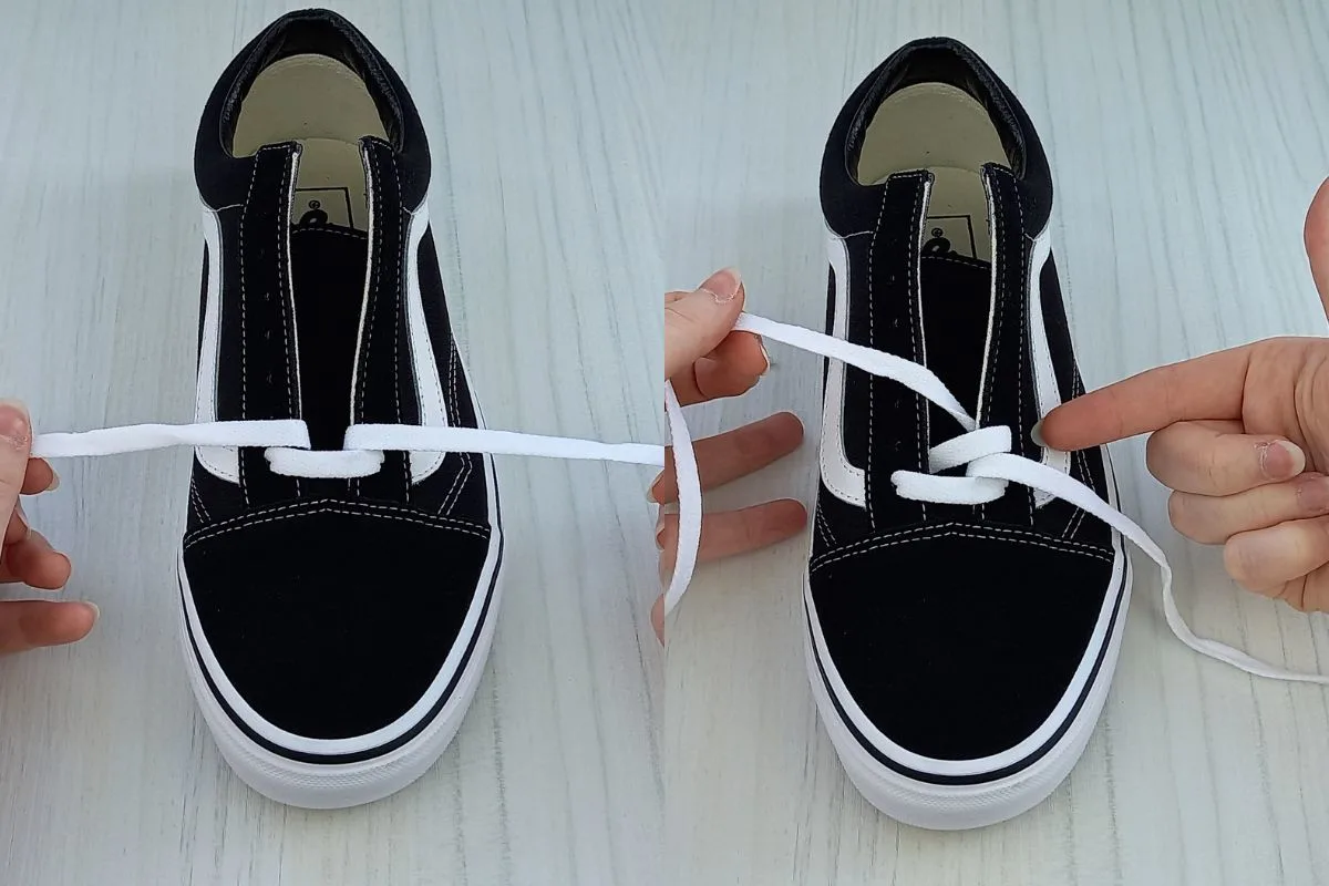 To Lace Vans Old (Standard Way) -