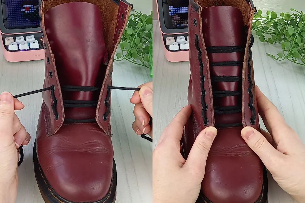 How To Ladder Lace Doc Martens