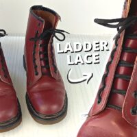 Ladder Lacing Doc Martens Tutorial Ladder Lacing Boots