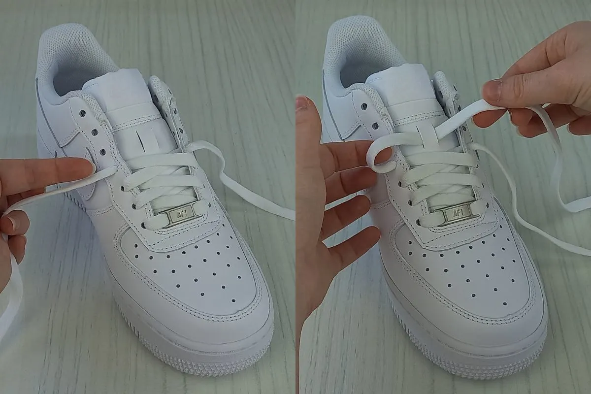 how to lace air force 1