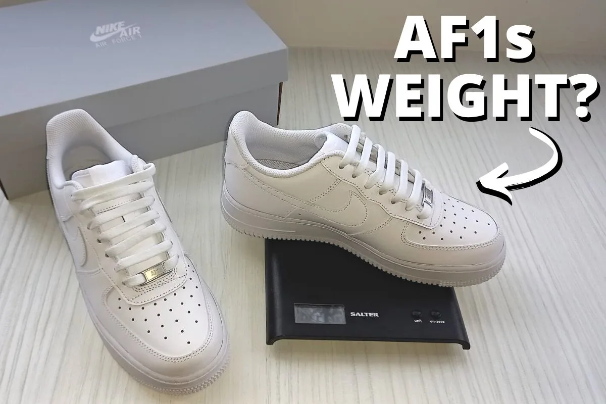 How much do air force ones weigh