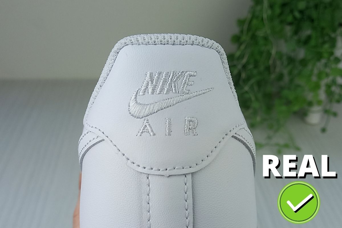 Real Nike Air Force 1 Heel Tab
