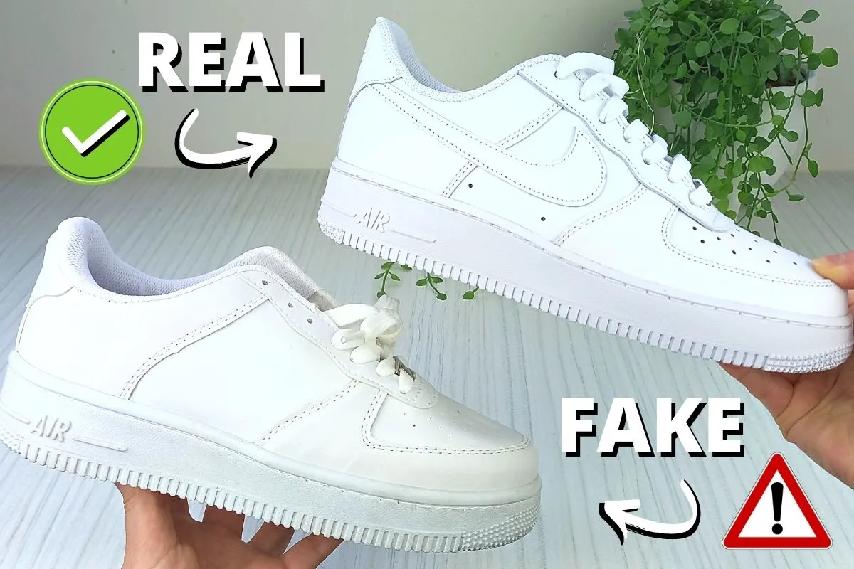 Nike Air Force 1 Fake Vs. Real